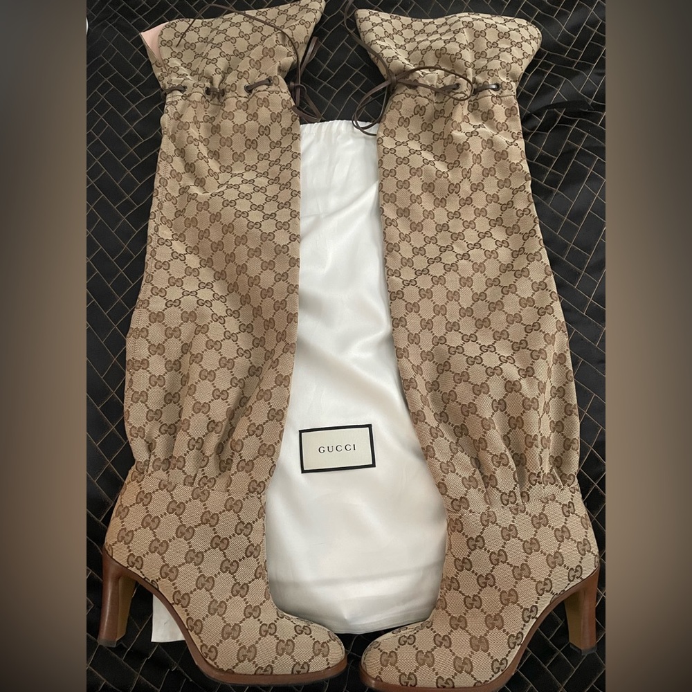 AUTHENTIC Gucci over the knee boots